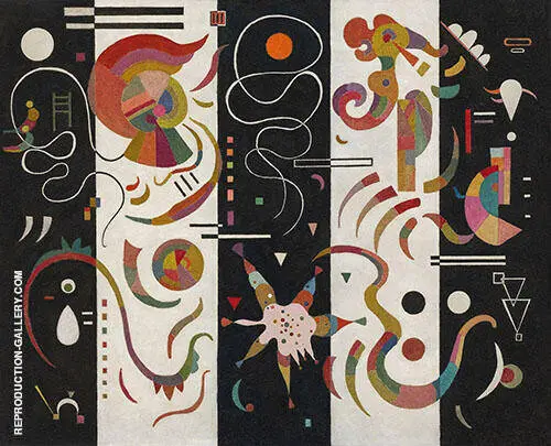Striped 1934 By Wassily Kandinsky