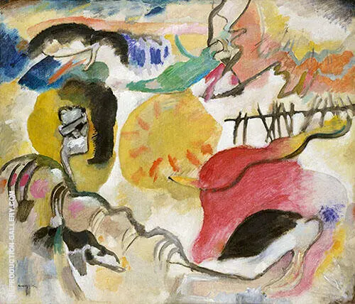 Improvisation 27 Garden of Love II 1912 By Wassily Kandinsky