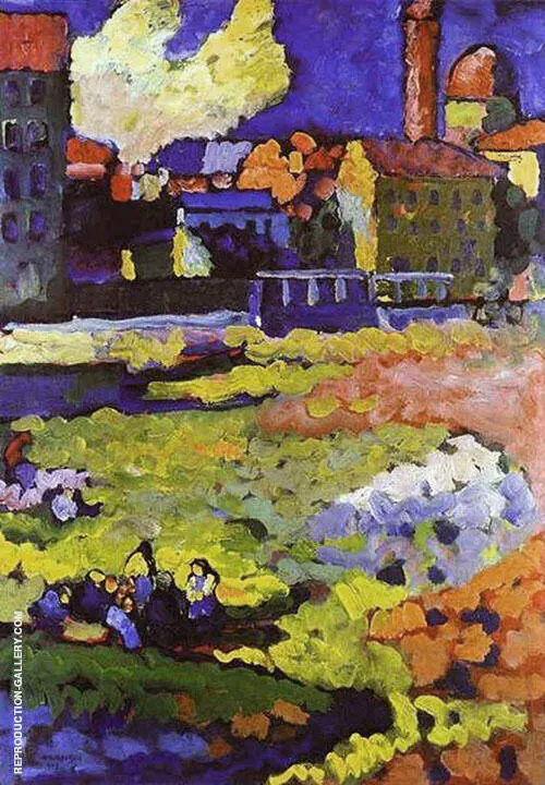 Munich Schwabing Church of St Ursula By Wassily Kandinsky