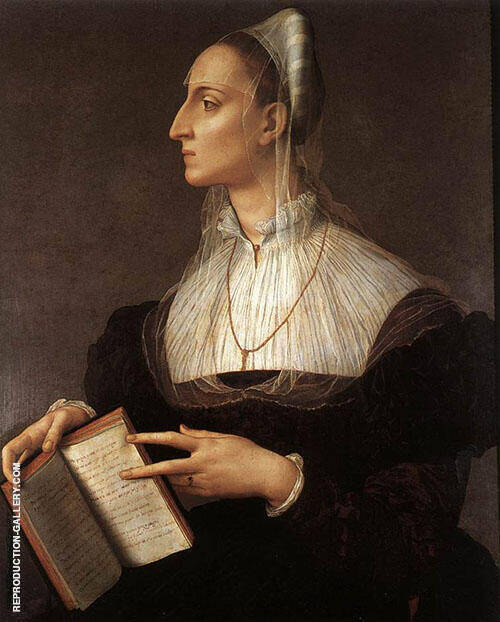 Portrait of Laura Battiferri 1555 | Oil Painting Reproduction