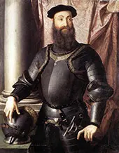 Portrait of Stefano Colonna 1546 By Agnolo Bronzino