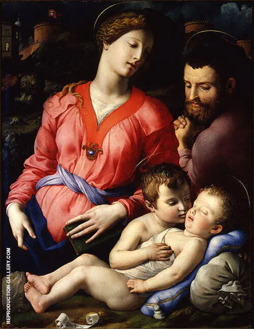 Sacra Famiglia Panciatichi or Madonna Panciatichi 1545 By Agnolo Bronzino