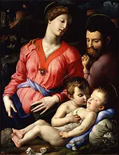 Sacra Famiglia Panciatichi or Madonna Panciatichi 1545 By Agnolo Bronzino