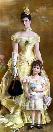 Baroness de Bonhome 1886 By Alfred Stevens