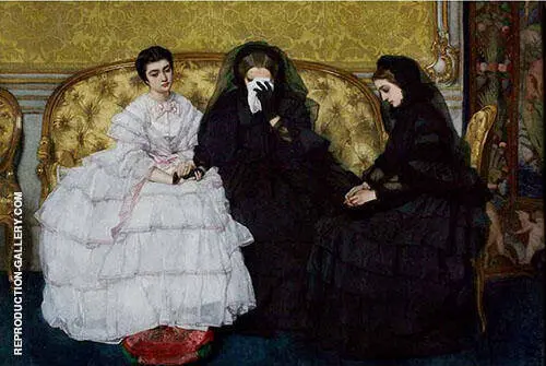 In Memoriam By Alfred Stevens