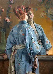 The Japanese Parisian 1872 By Alfred Stevens