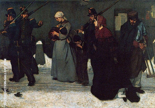 What is Called Vagrancy or The Hunters of Vincennes 1854 | Oil Painting Reproduction