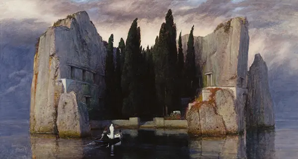 Isle of The Dead Third Version 1883 By Arnold Bocklin