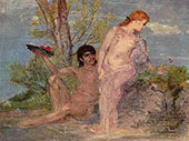 Lovers By Arnold Bocklin