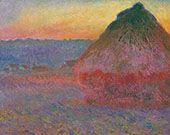 Grainstack (Meule) 1891 By Claude Monet