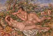 The Bathers (Les Baigneuses) 1919 By Pierre Auguste Renoir