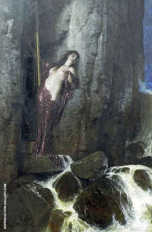 Ocean Breakers The Sound 1879 By Arnold Bocklin