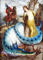 Roger Freeing Angelica 1873 By Arnold Bocklin