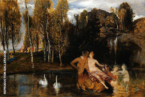 The Elysian Fields 1877 by Arnold Bocklin | Oil Painting Reproduction