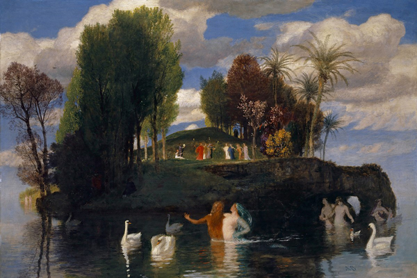 The Island of Life 1888 by Arnold Bocklin | Oil Painting Reproduction