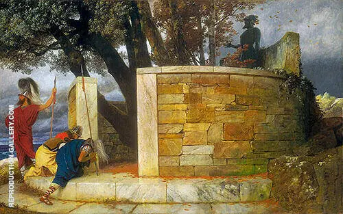 The Sanctuary of Hercules 1884 By Arnold Bocklin