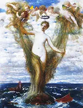 Venus Anadyomene 1872 By Arnold Bocklin