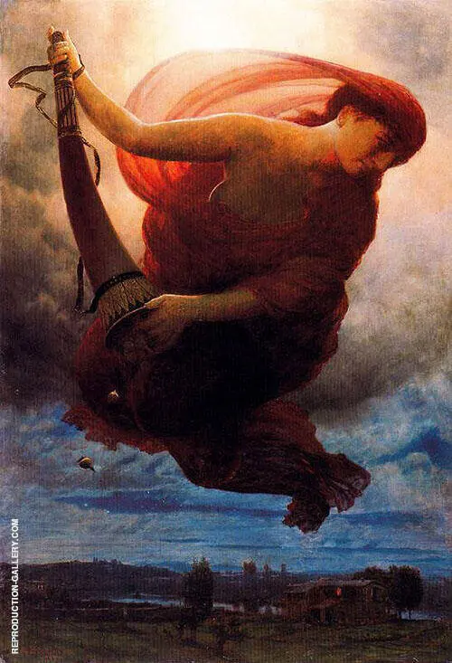 Night 1895 By Arnold Bocklin