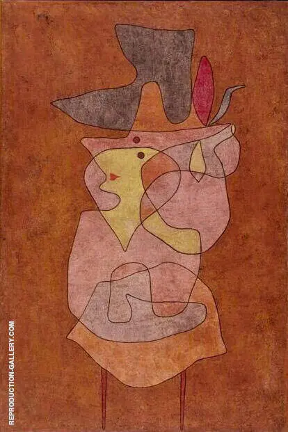 Domon Lady 1935 By Paul Klee