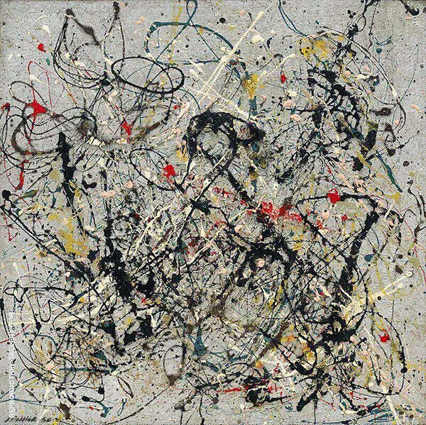 Number 18 1950 By Jackson Pollock (Inspired By)