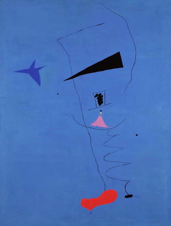 Blue Star 1927 Etoile Bleue by Joan Miro | Oil Painting Reproduction