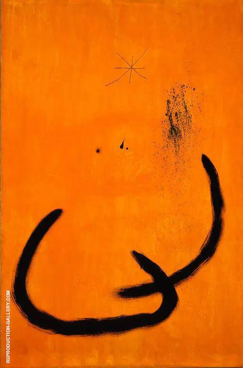 Drop of Water on the Rose Colored Snow By Joan Miro