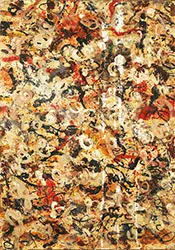 Untitled White By Jackson Pollock (Inspired By)