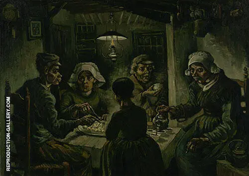 The Potato Eaters 1885 By Vincent van Gogh