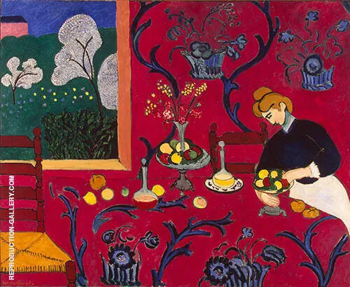 Red Room (Harmony in Red) 1908 By Henri Matisse