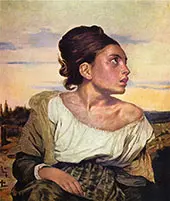 Orphan Girl at the Cemetery 1823 By Eugene Delacroix