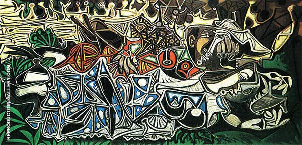 Women on the Banks of the Seine, after Courbet (1950) By Pablo Picasso