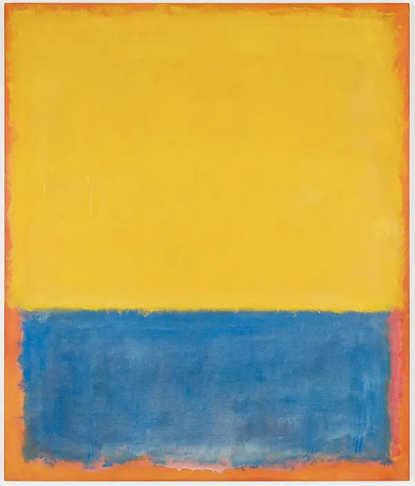 Yellow, Blue, Orange 1955 By Mark Rothko (Inspired By)