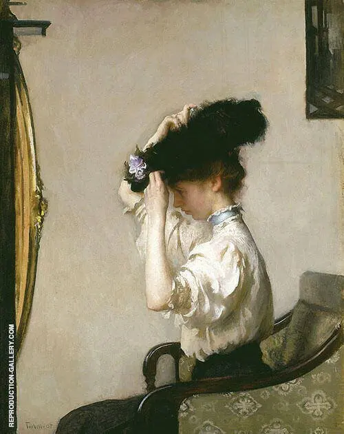 Preparing for the Matinee 1907 By Edmund Tarbell