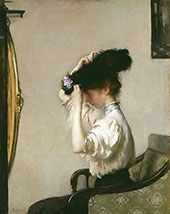 Preparing for the Matinee 1907 By Edmund C Tarbell