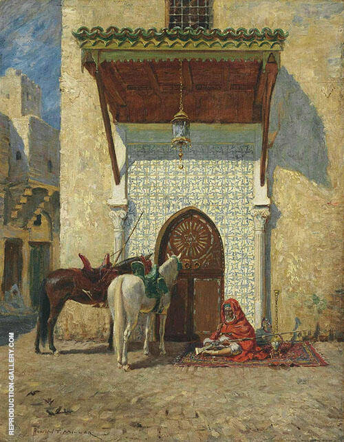 The Pashas Door 1907 by Addison Thomas Millar | Oil Painting Reproduction