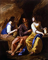Lot and his Daughters 1635 By Artemisia Gentileschi