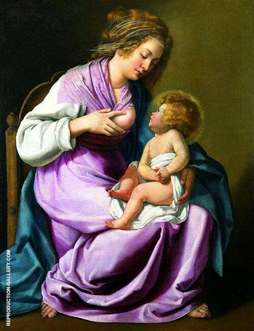The Virgin Nursing The Child 1616 | Oil Painting Reproduction