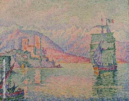 Antibes le Soir 1914 By Paul Signac