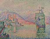 Antibes le Soir 1914 By Paul Signac