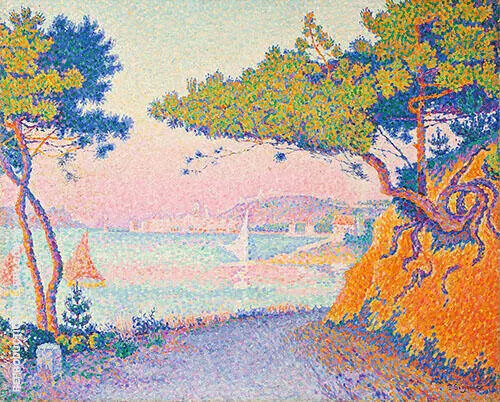 Golfe Juan c1896 By Paul Signac