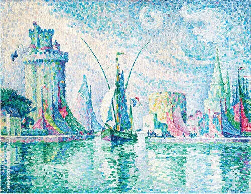 Les Tours Vertes La Rochelle By Paul Signac