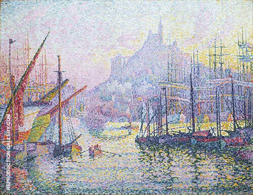 Notre De La Garde By Paul Signac