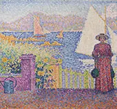 The Gate at Saint Tropez By Paul Signac