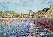Port en Bessin Calvados c1884 By Paul Signac