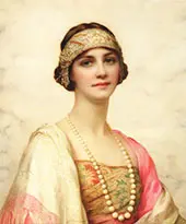 An Elegant Beauty 1920 By William Clarke Wontner