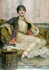 Jade Necklace for an Eastern Princes By William Clarke Wontner