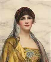 Portrait of a Beauty 1918 By William Clarke Wontner