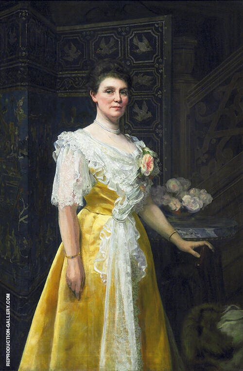 Portrait of a Lady 1901 | Oil Painting Reproduction