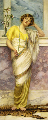 The Turquoise Necklace 1914 By William Clarke Wontner