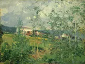 Hillside in Summer 1919 By Oliver Dennett Grover